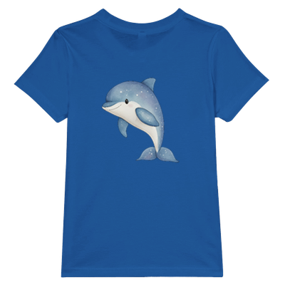 Kids Dolphin Crewneck Tee – Soft & Stylish