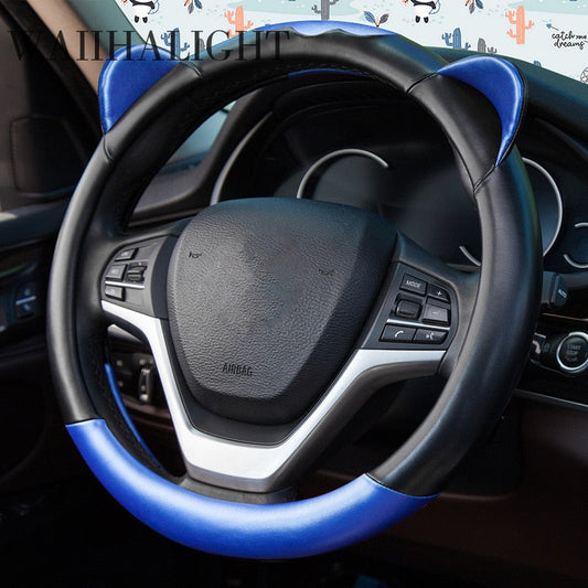 Purrfect Drive – Kawaii Cat Ear Steering Wheel Cover
