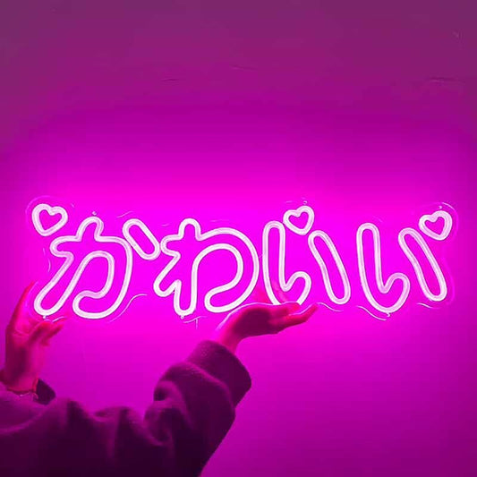 Neon Kawaii Nights – LED Sign