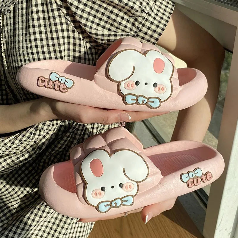 Bunny Hop Dreams – Kawaii Slide Slippers