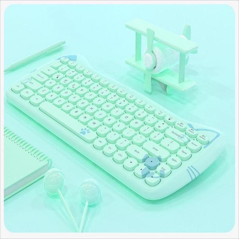 Kitty Keys ā Kawaii Wireless Keyboard & Mouse Set