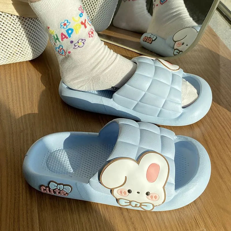 Bunny Hop Dreams – Kawaii Slide Slippers