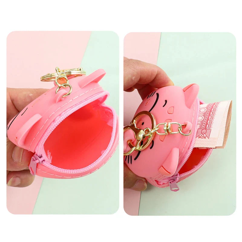 Purrfect Pouch – Kawaii Cat Coin Purse with Wrist Strap