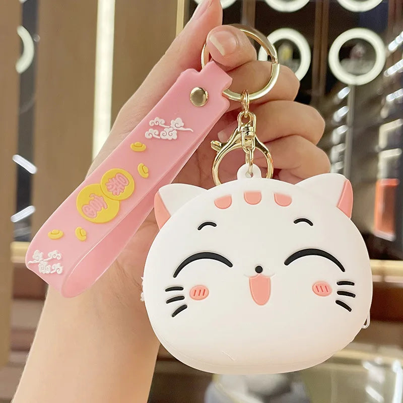 Purrfect Pouch – Kawaii Cat Coin Purse with Wrist Strap