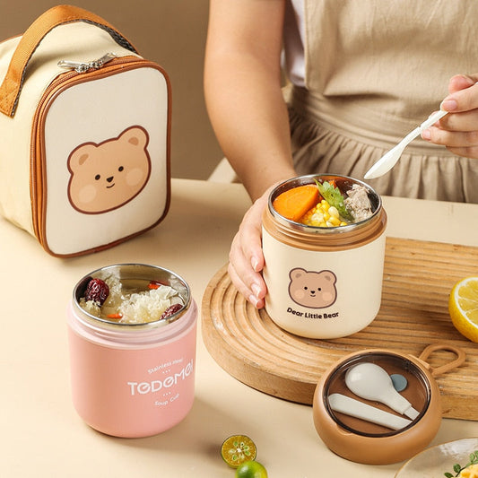 Lunch Buddy Bear – Kawaii Bento Box with Spoon
