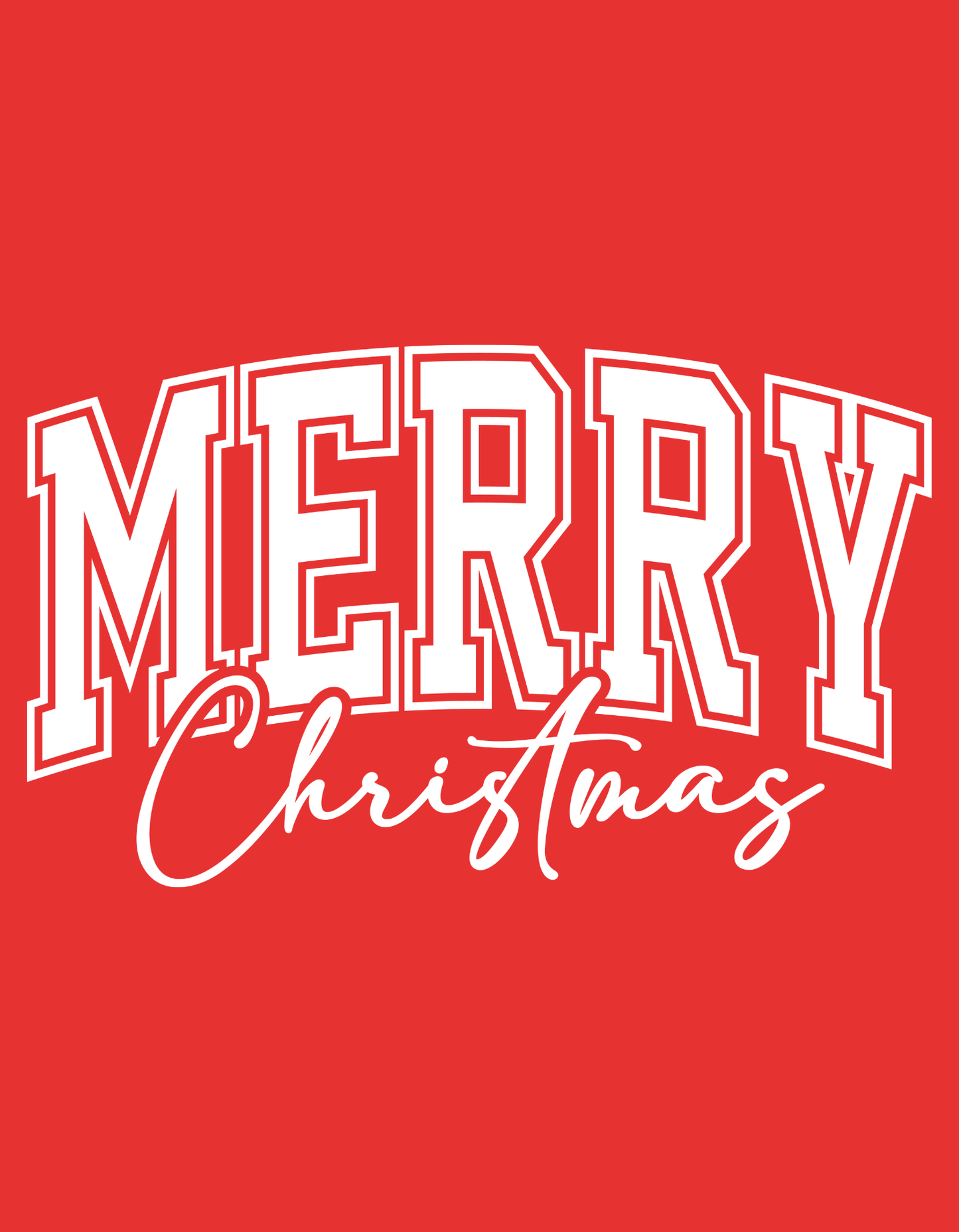 Merry Christmas Digital Print – Shirts, Mugs, Bags