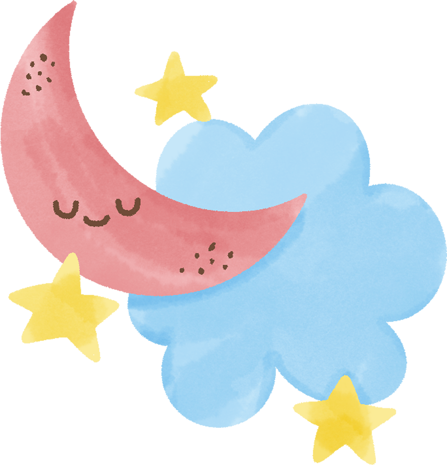 Moon, Stars & Cloud Printable Art (Baby & Toddler)