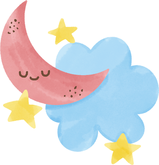 Moon, Stars & Cloud Printable Art (Baby & Toddler)