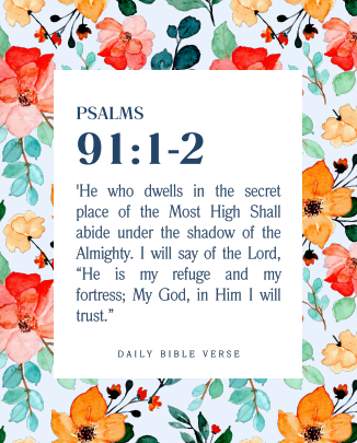 Psalms 91:1-2 Vision Board Printable