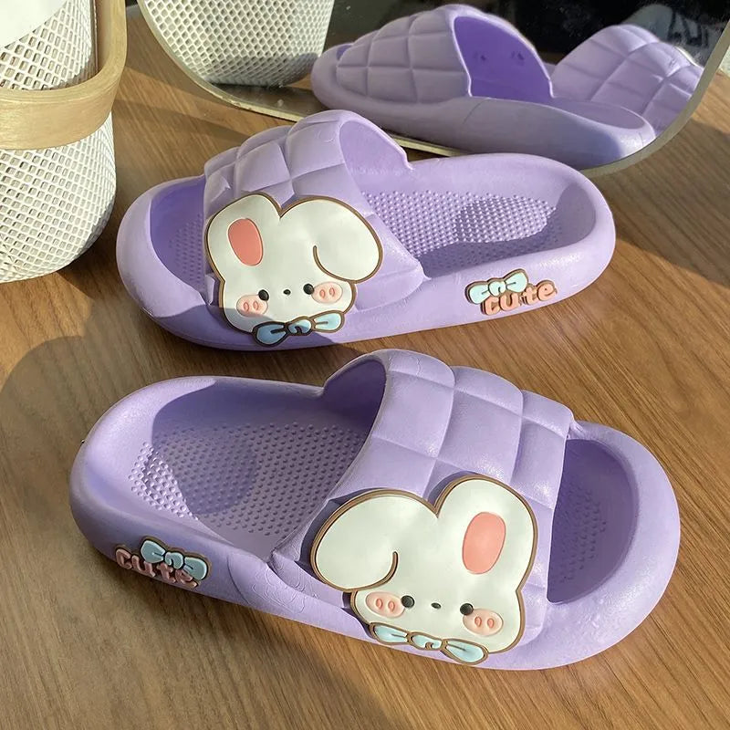 Bunny Hop Dreams – Kawaii Slide Slippers