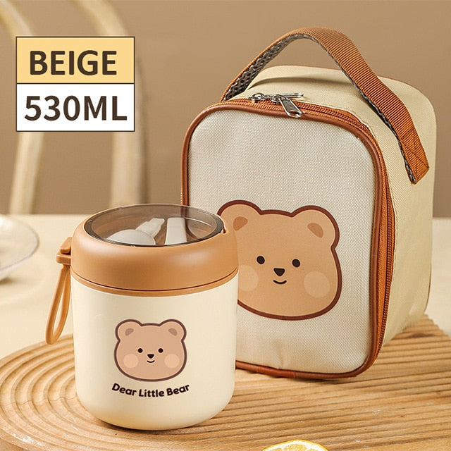 Lunch Buddy Bear – Kawaii Bento Box with Spoon