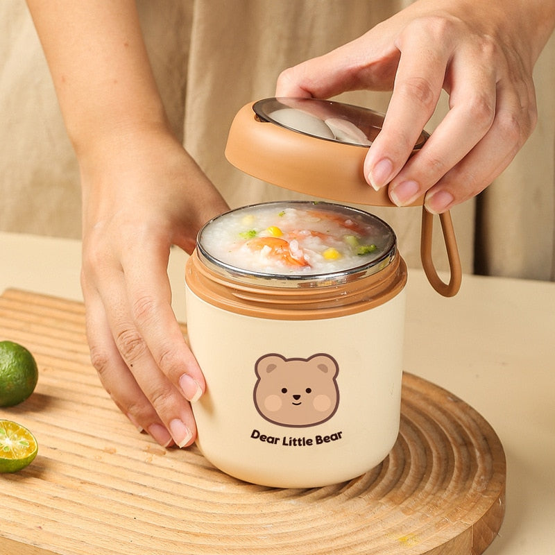 Lunch Buddy Bear – Kawaii Bento Box with Spoon