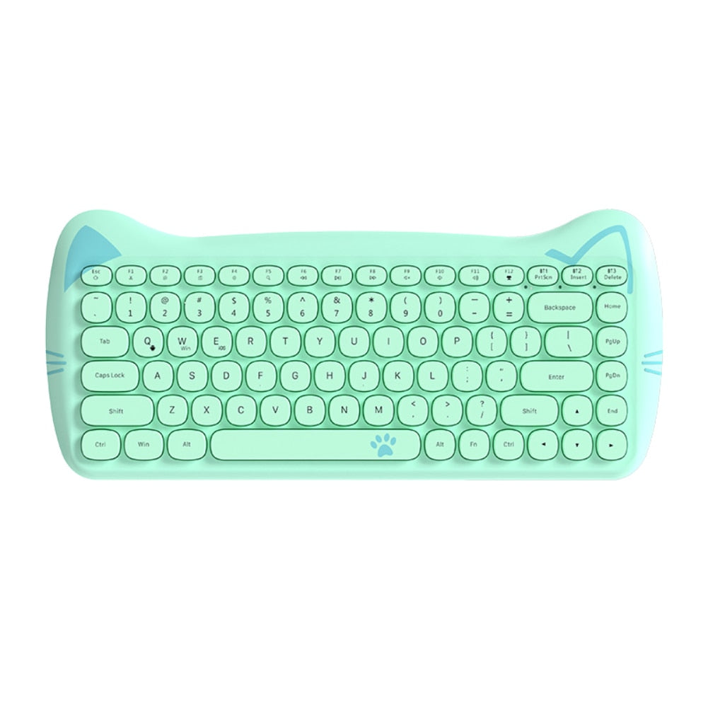 Kitty Keys – Kawaii Wireless Keyboard & Mouse Set