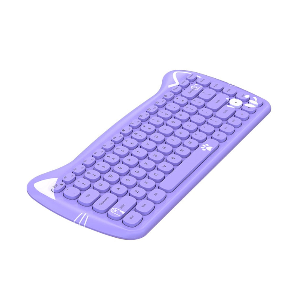 Kitty Keys – Kawaii Wireless Keyboard & Mouse Set