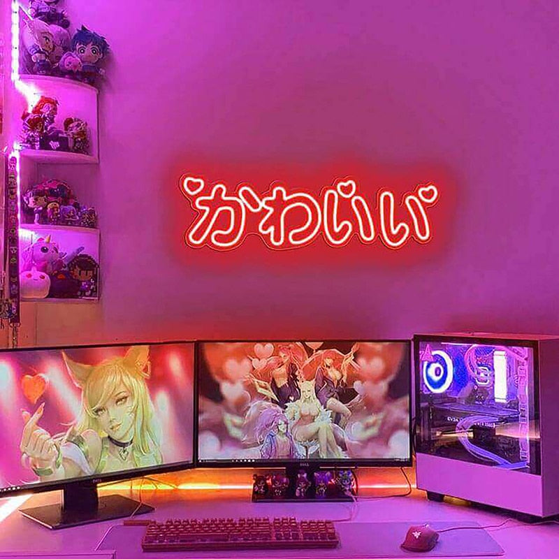 Neon Kawaii Nights – LED Sign