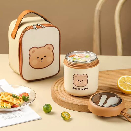 Lunch Buddy Bear – Kawaii Bento Box with Spoon