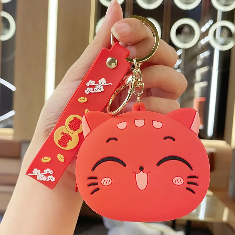 Purrfect Pouch – Kawaii Cat Coin Purse with Wrist Strap