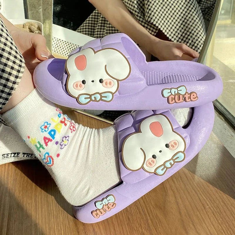 Bunny Hop Dreams – Kawaii Slide Slippers