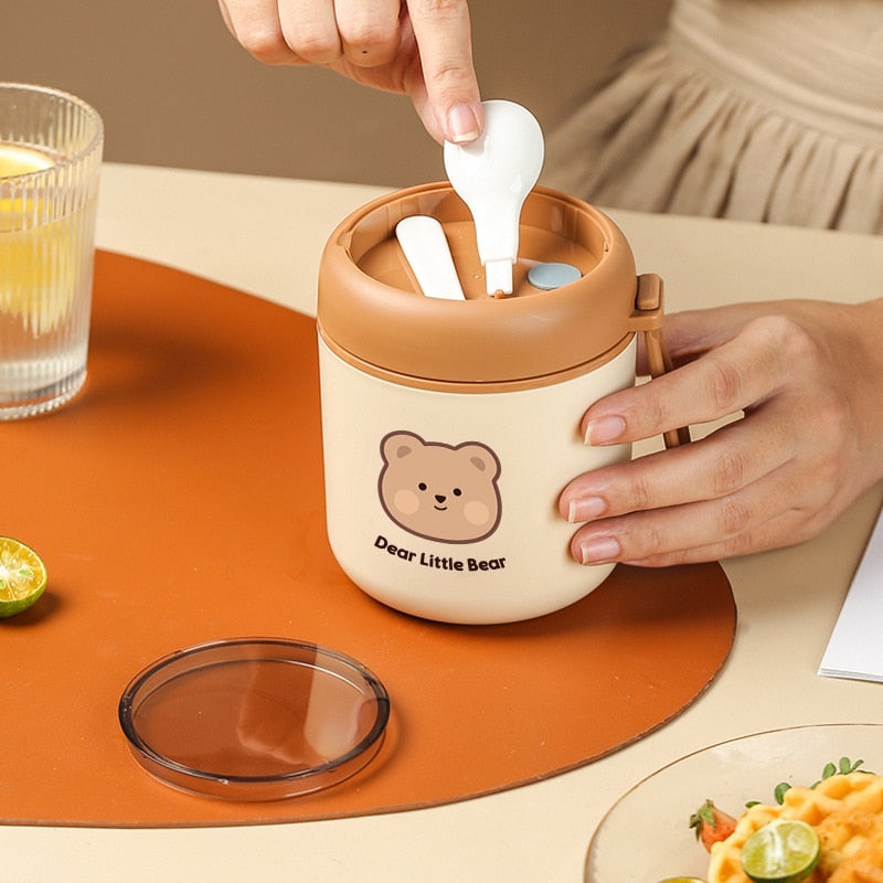 Lunch Buddy Bear – Kawaii Bento Box with Spoon