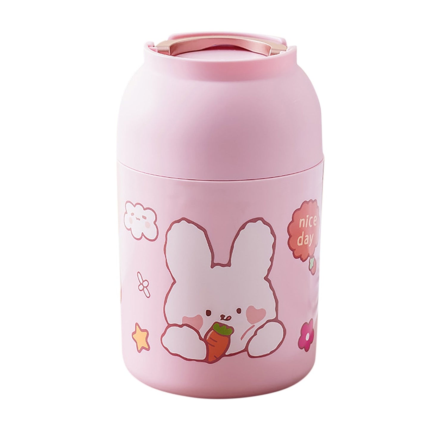 Kawaii Magic Thermos – 3-Layer Bunny & Unicorn
