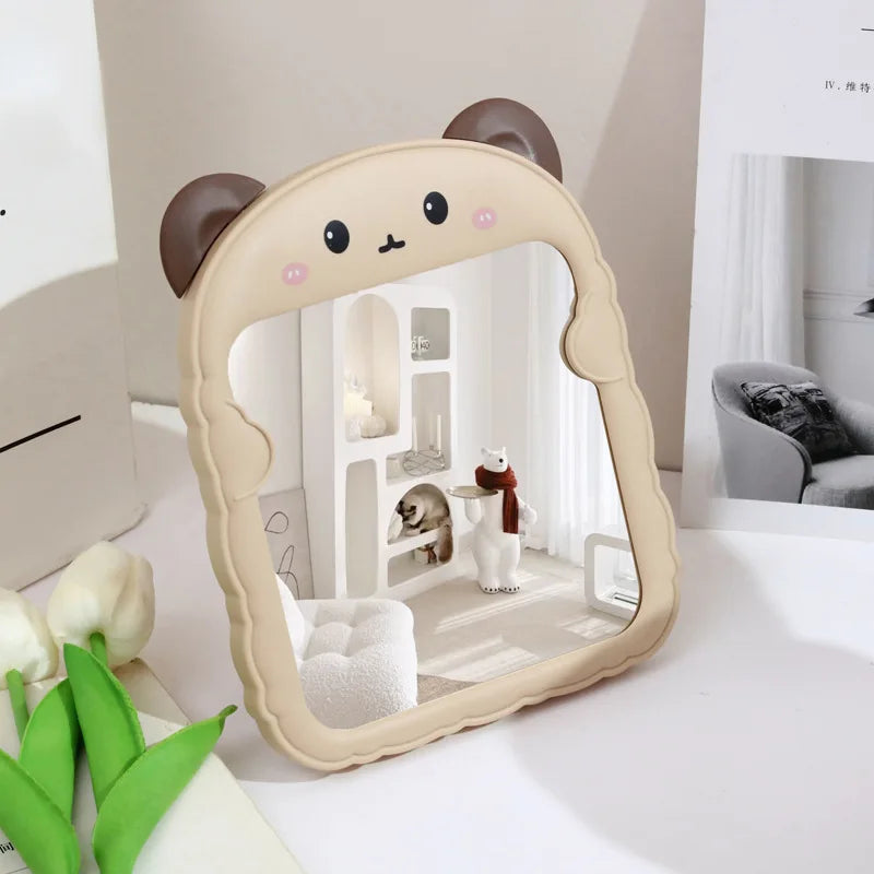 Mirror Meowgic – Kawaii Animal Desktop Vanity Mirror