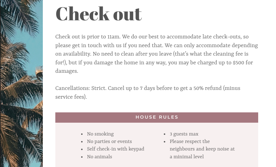 Modern Vacation Home Welcome Template | Miami Beach Rental Guide PDF