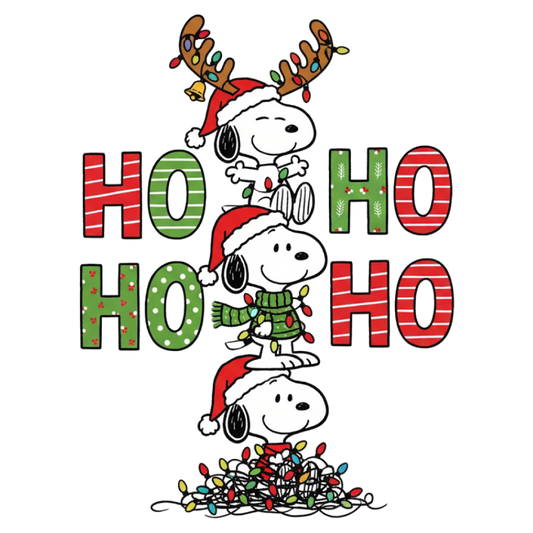 Ho Ho Ho! Snoopy Christmas Printable Art