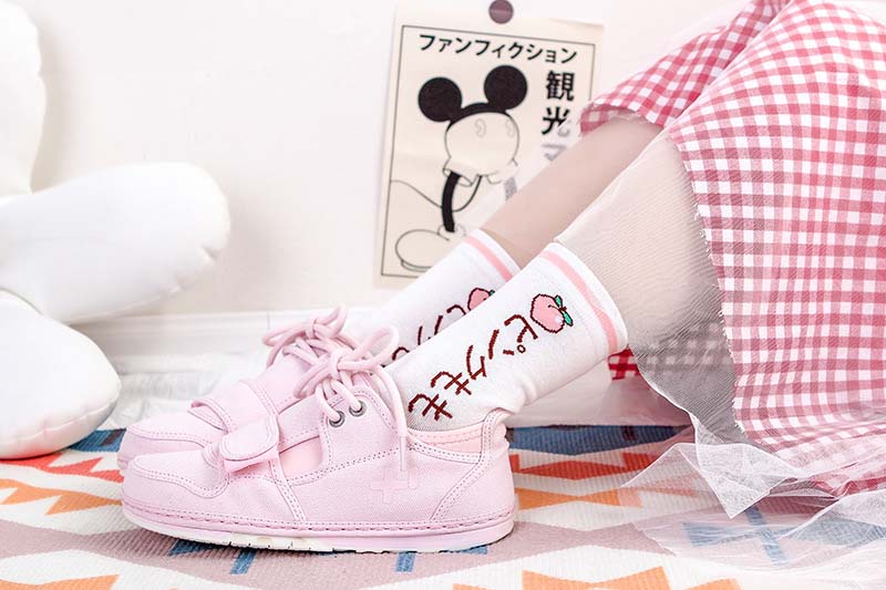 Kawaii Fruit & Message Socks – Harajuku Style Cuties